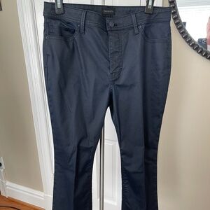 M15 - Talbots 10P Blue Demi Boot Crop Jeans